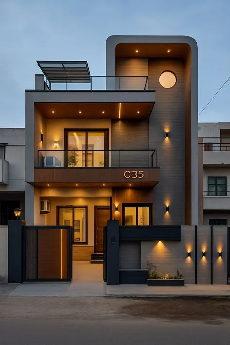 Dune Courtyard Residence — view 2 of the landscape project in ECR, Chennai, Tamil Nadu